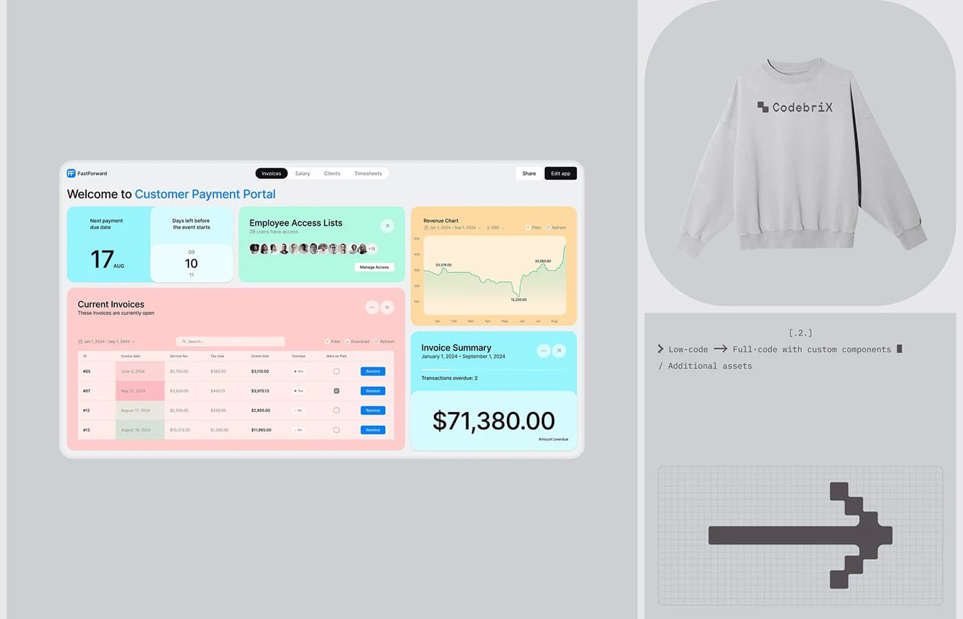 CodebriX interface system detail
